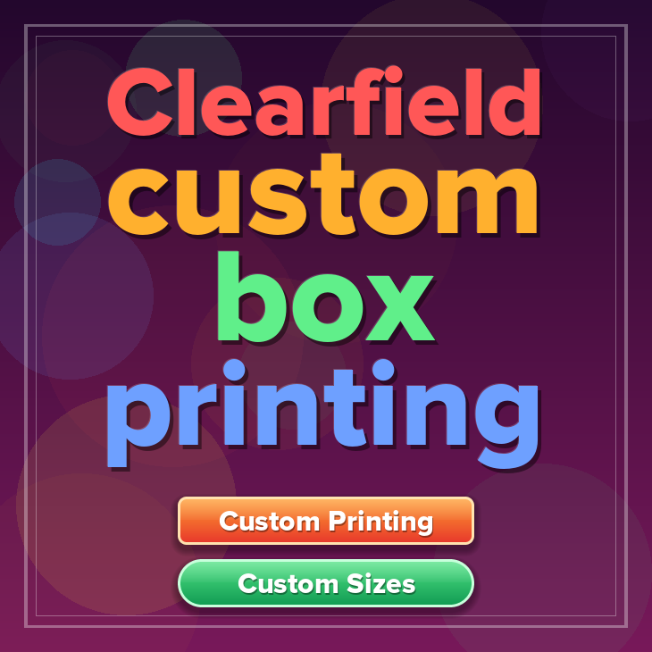 Clearfield custom box printing