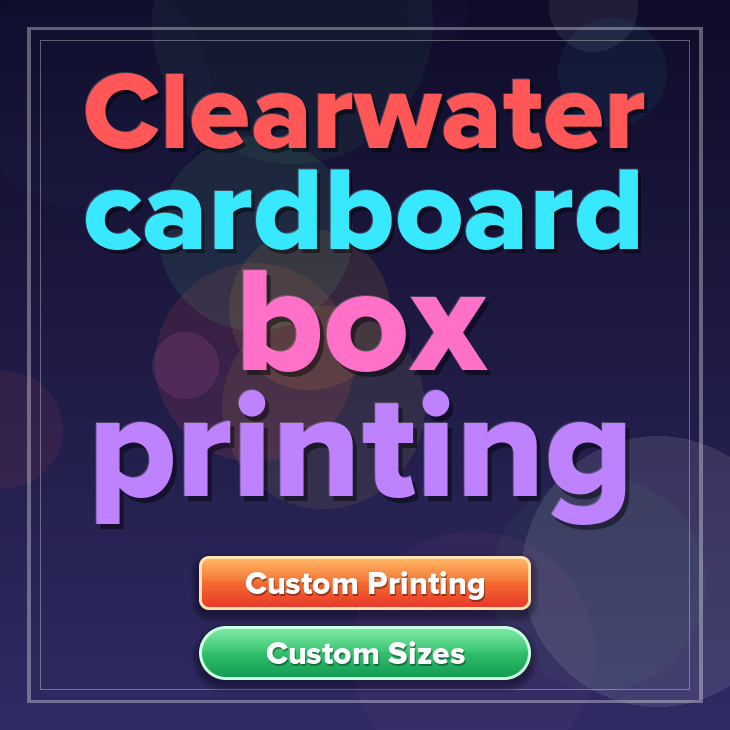 Clearwater cardboard box printing