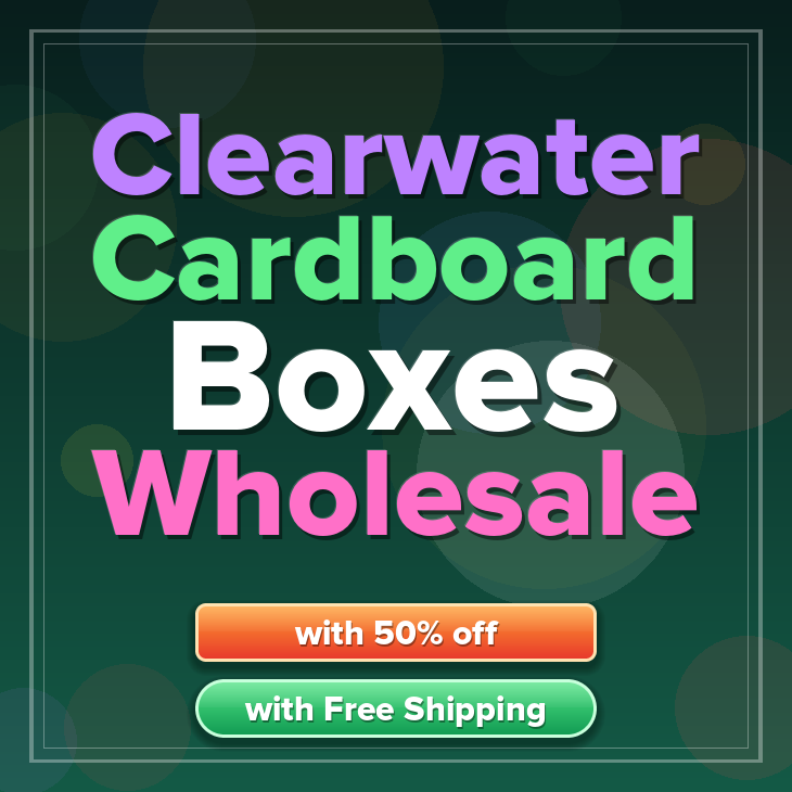 Clearwater cardboard boxes