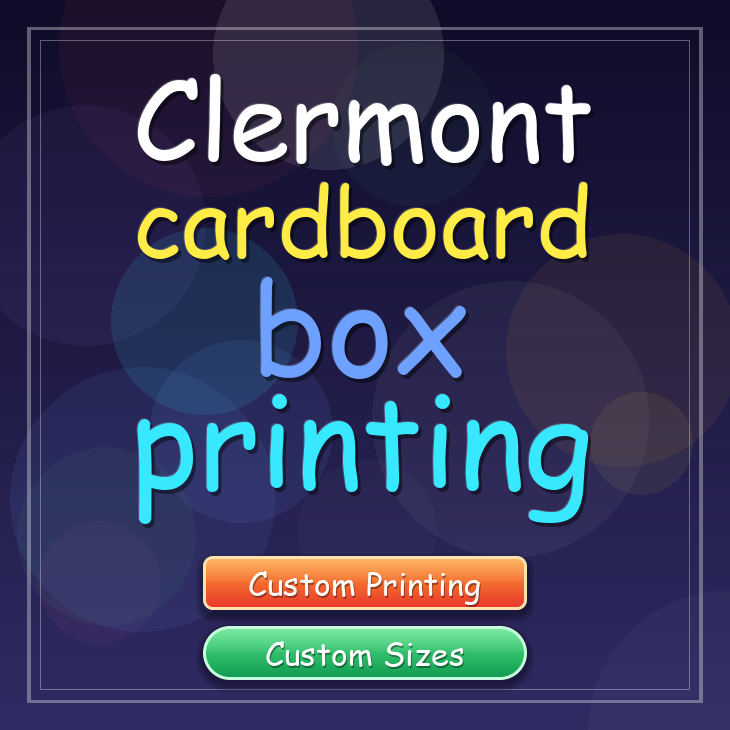 Clermont cardboard box printing