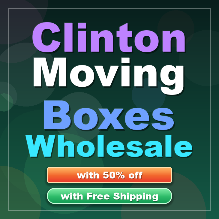 Clinton moving boxes