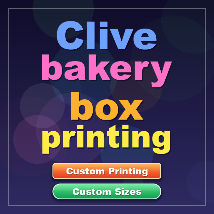 Clive bakery box printing