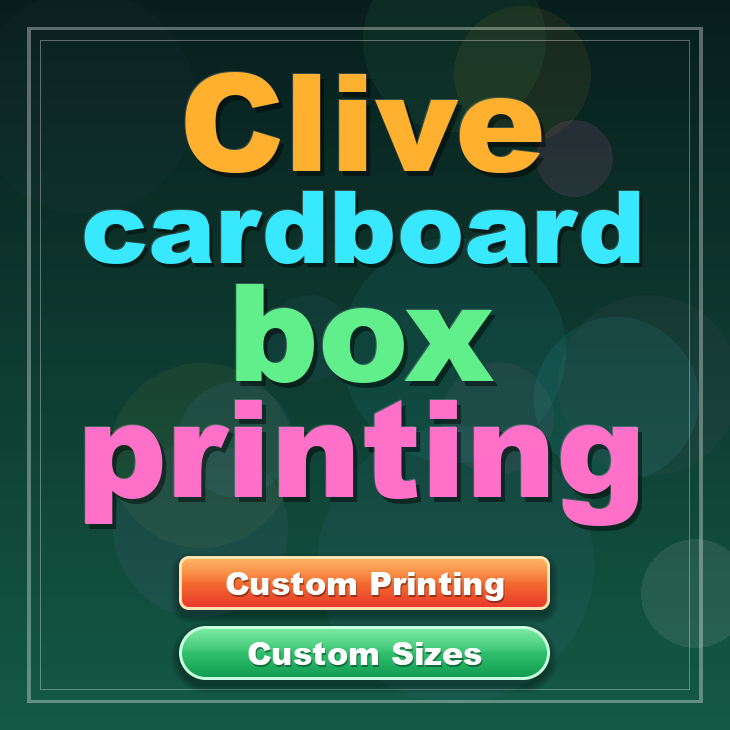 Clive cardboard box printing