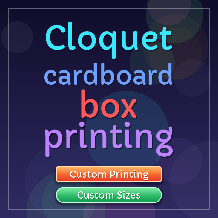 Cloquet cardboard box printing