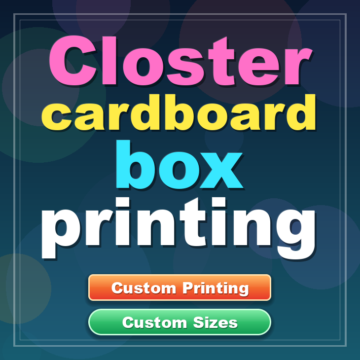 Closter cardboard box printing