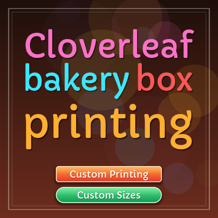 Cloverleaf bakery box printing