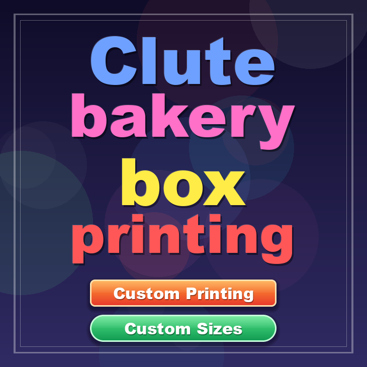 Clute bakery box printing