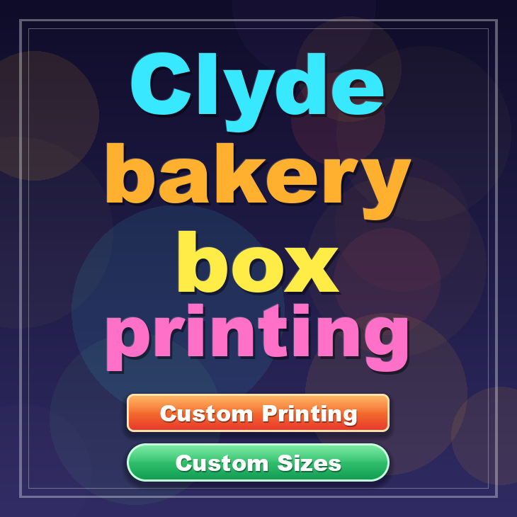 Clyde bakery box printing