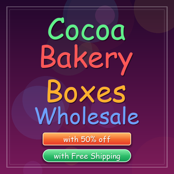 Cocoa bakery boxes