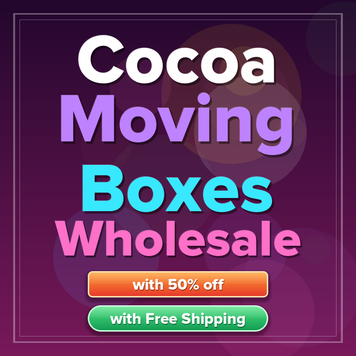 Cocoa moving boxes