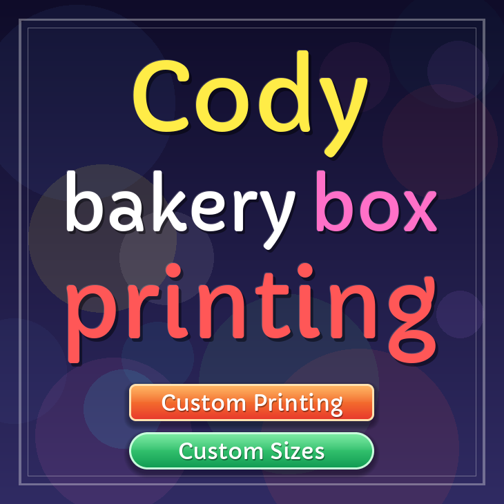 Cody bakery box printing