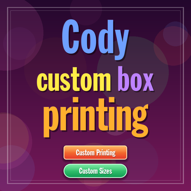 Cody custom box printing