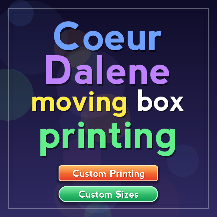 Coeur Dalene moving box printing