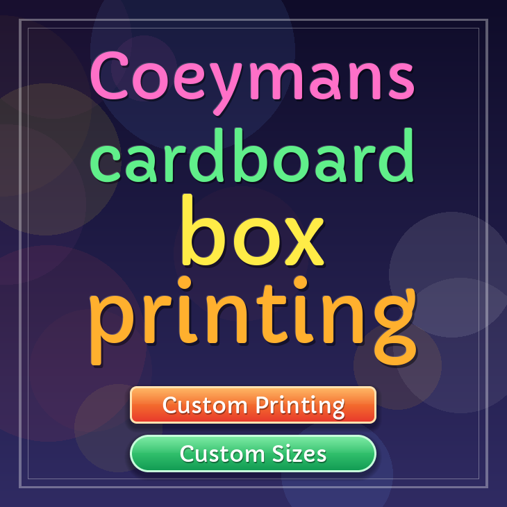 Coeymans cardboard box printing