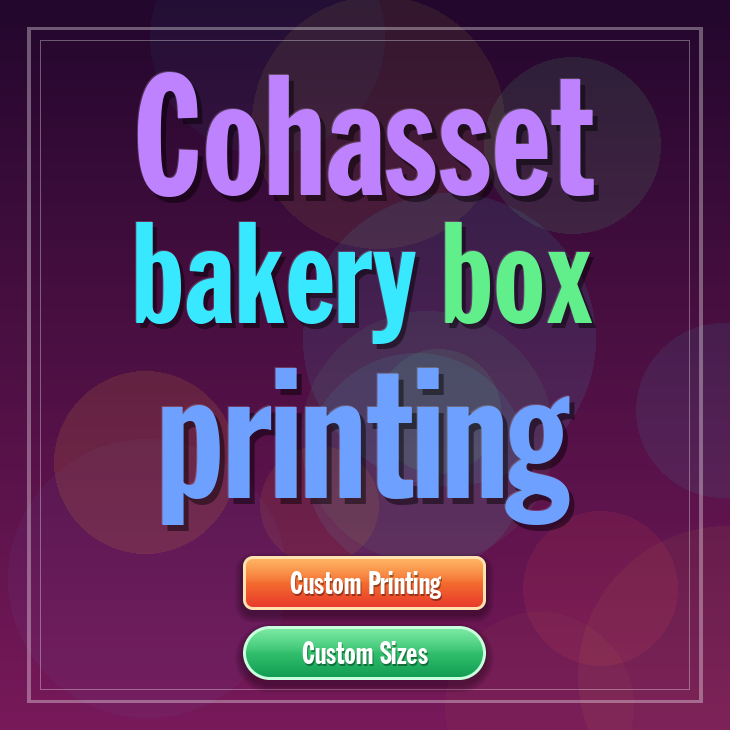 Cohasset bakery box printing