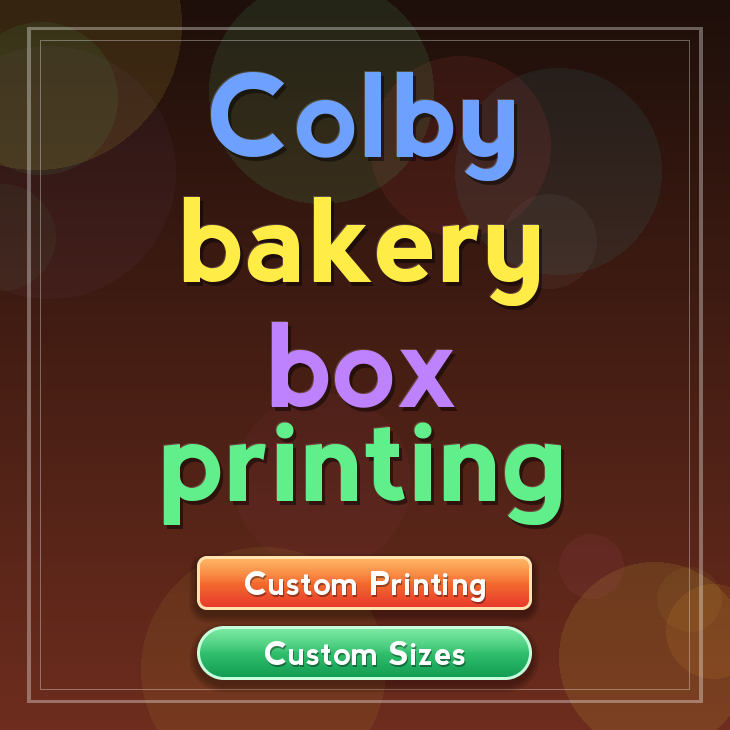Colby bakery box printing