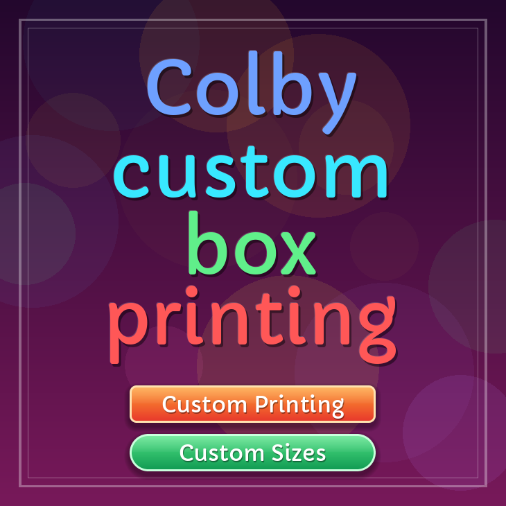 Colby custom box printing