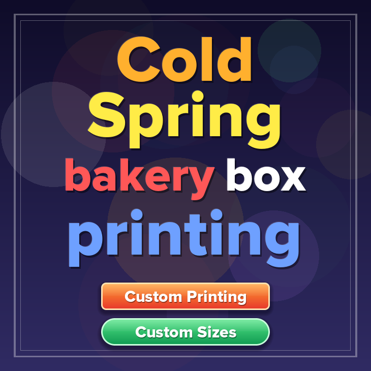 Cold Spring bakery box printing