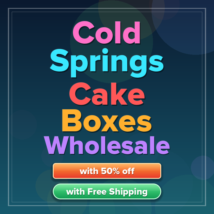 Cold Springs cake boxes