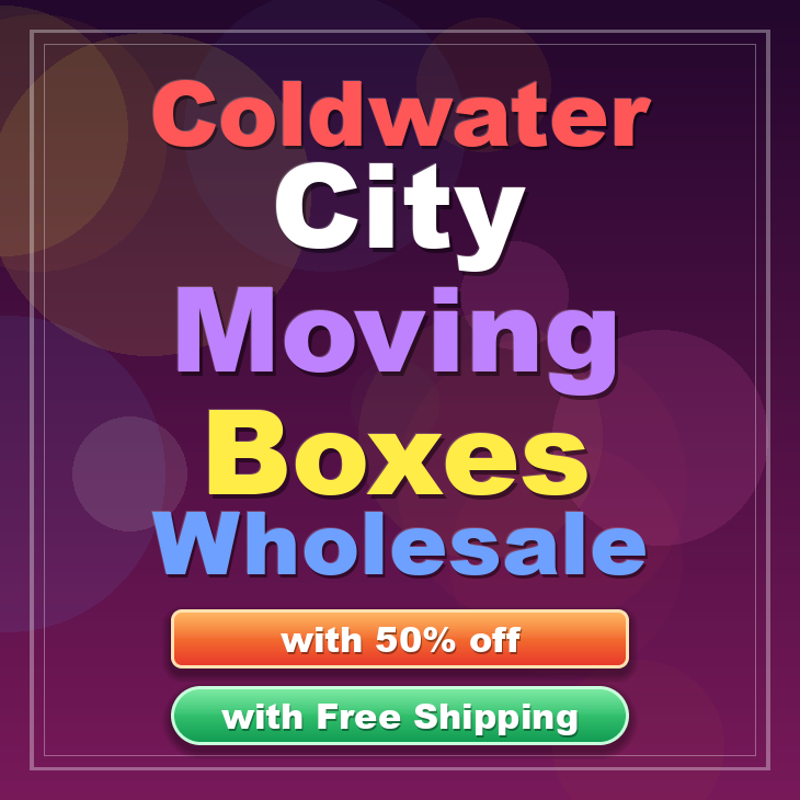 Coldwater City moving boxes