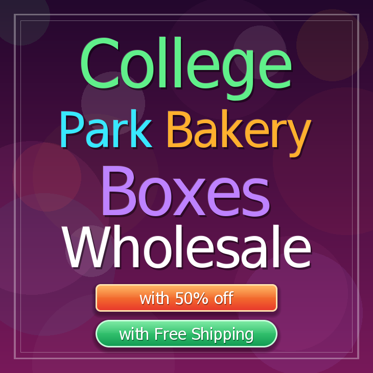 College Park bakery boxes