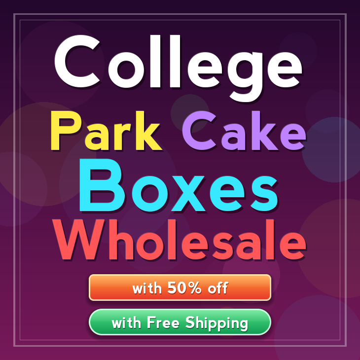 College Park cake boxes