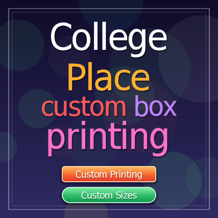 College Place custom box printing