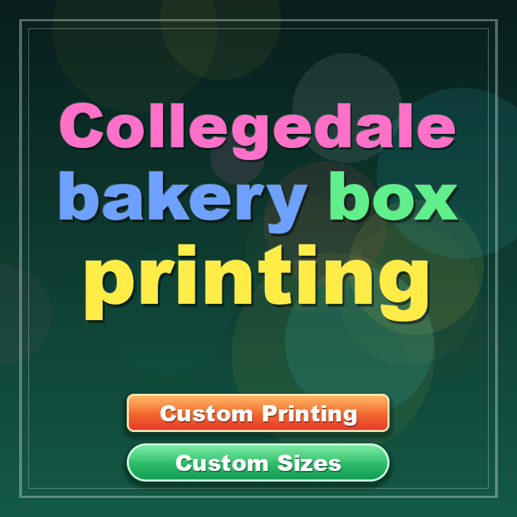 Collegedale bakery box printing