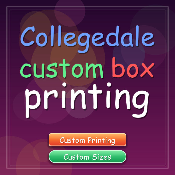 Collegedale custom box printing