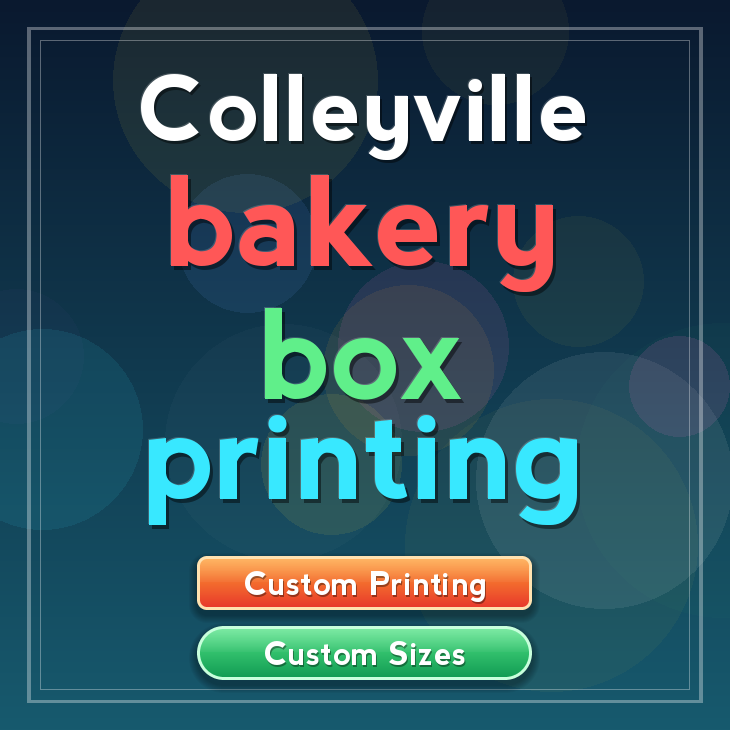 Colleyville bakery box printing