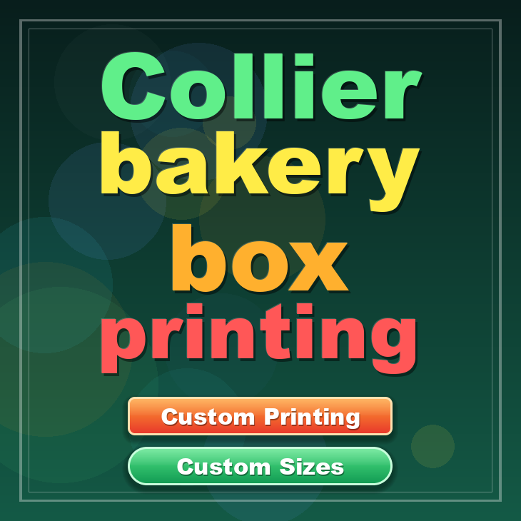 Collier bakery box printing