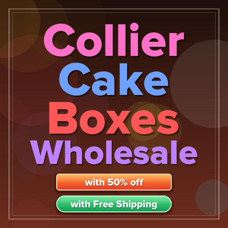Collier cake boxes