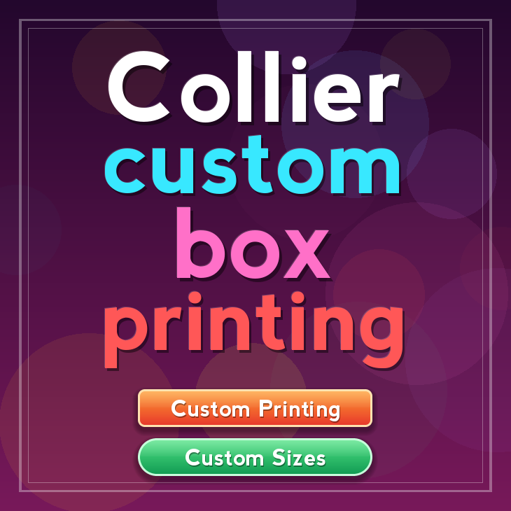 Collier custom box printing