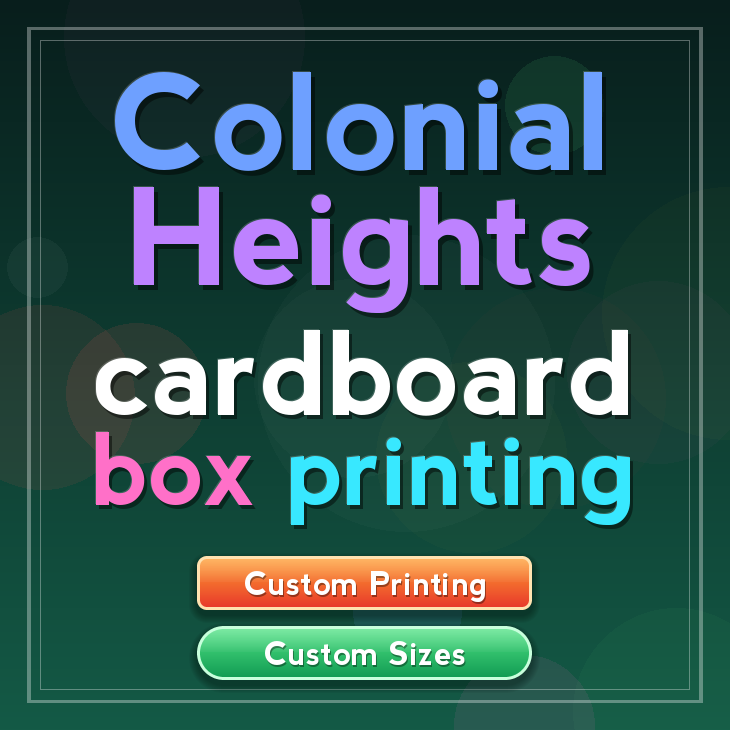 Colonial Heights cardboard box printing