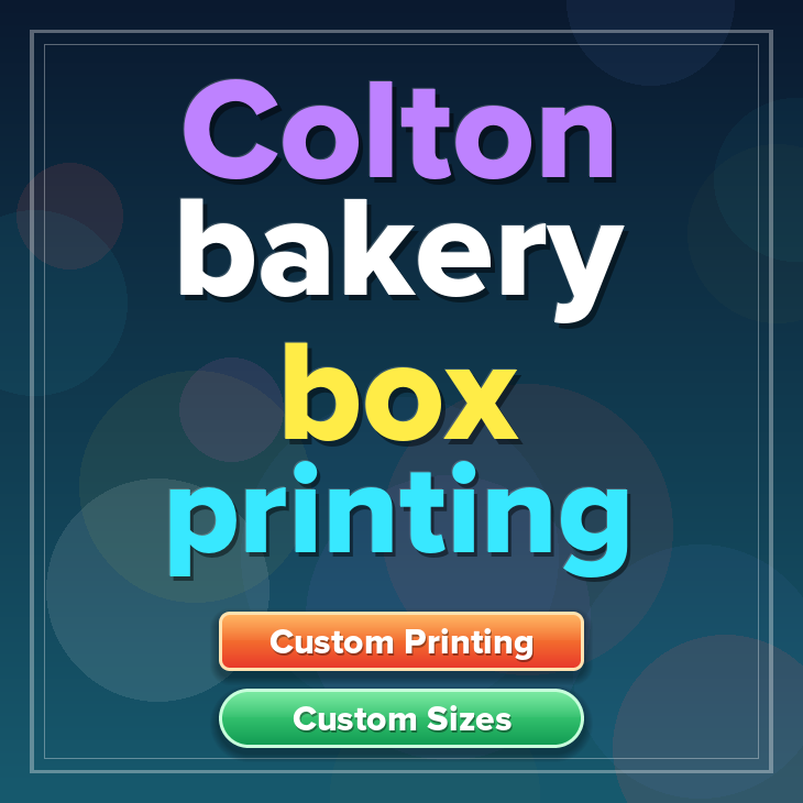 Colton bakery box printing