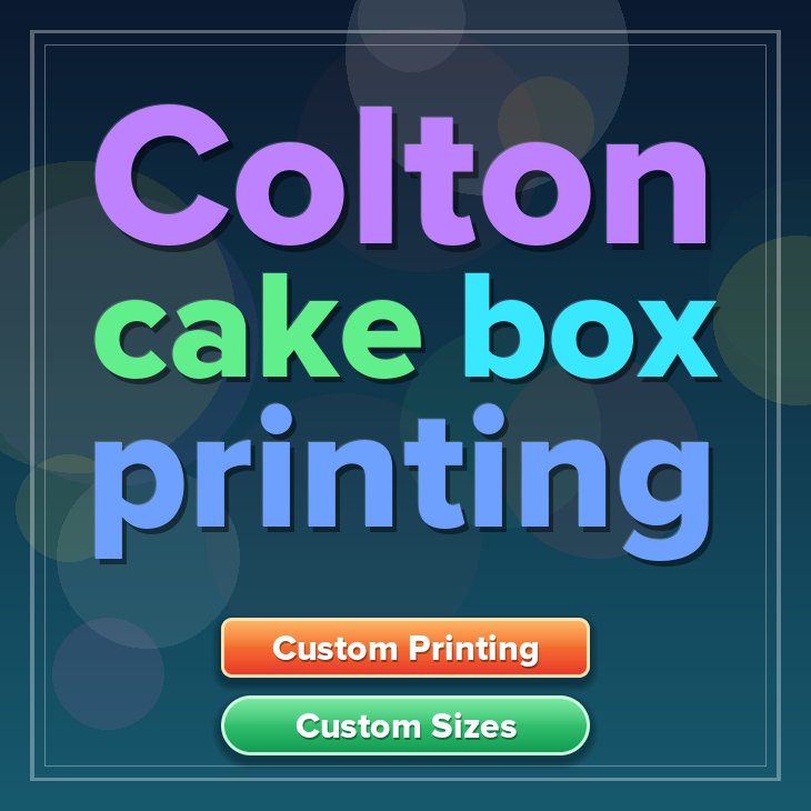 Colton cake box printing
