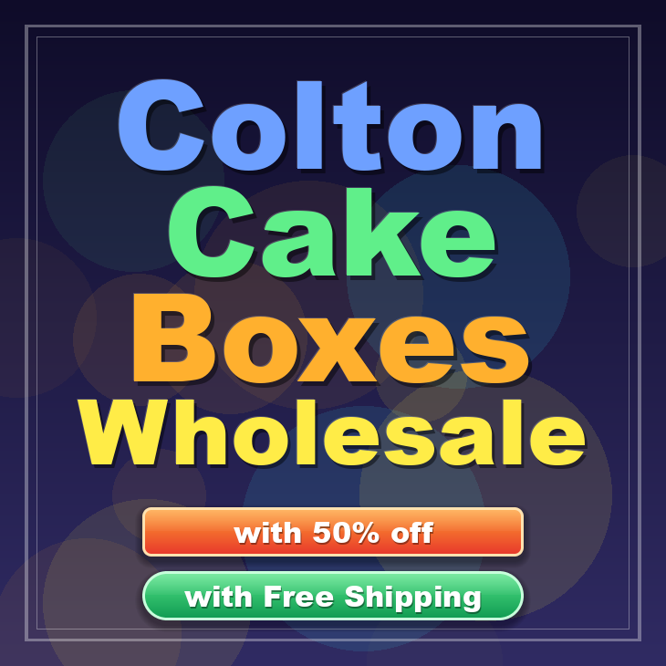 Colton cake boxes