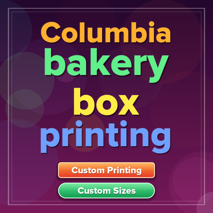 Columbia bakery box printing