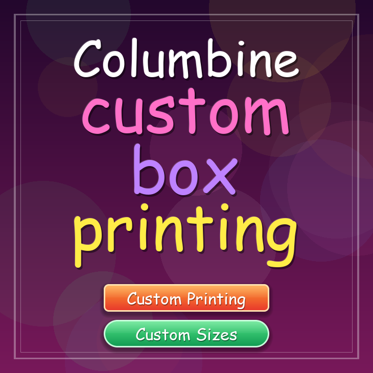 Columbine custom box printing
