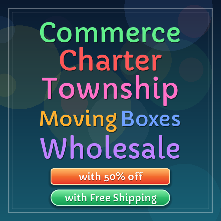 Commerce Charter Township moving boxes