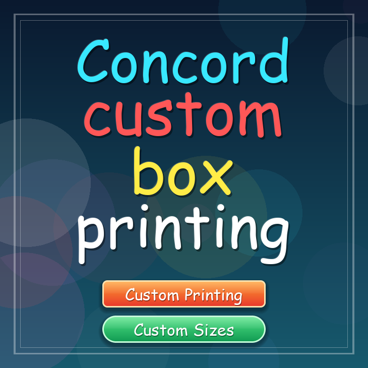 Concord custom box printing