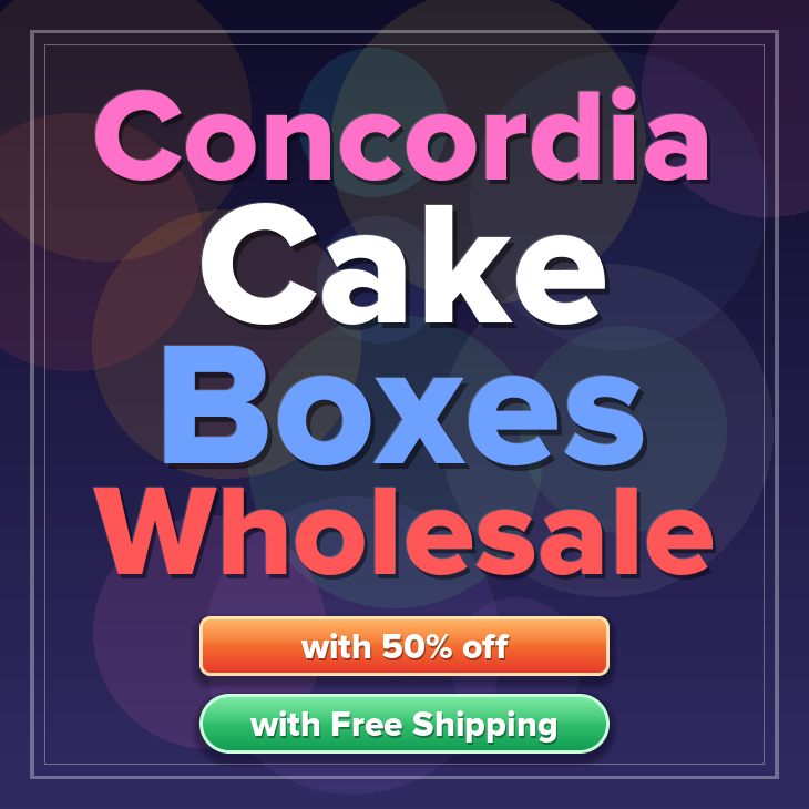 Concordia cake boxes