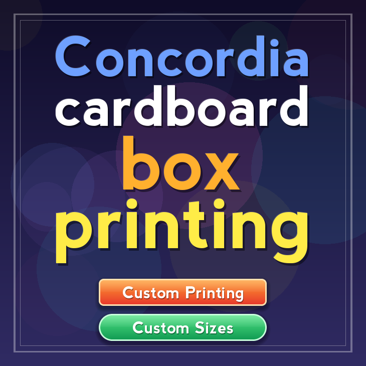 Concordia cardboard box printing