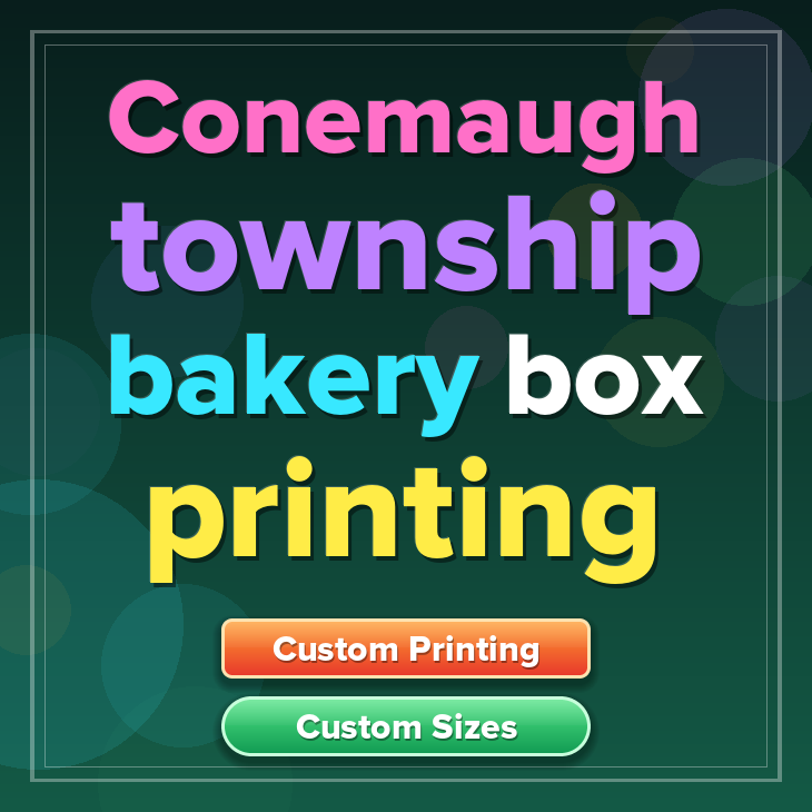 Conemaugh Township bakery box printing