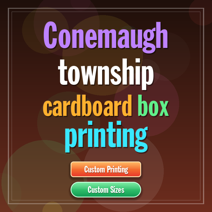 Conemaugh township cardboard box printing