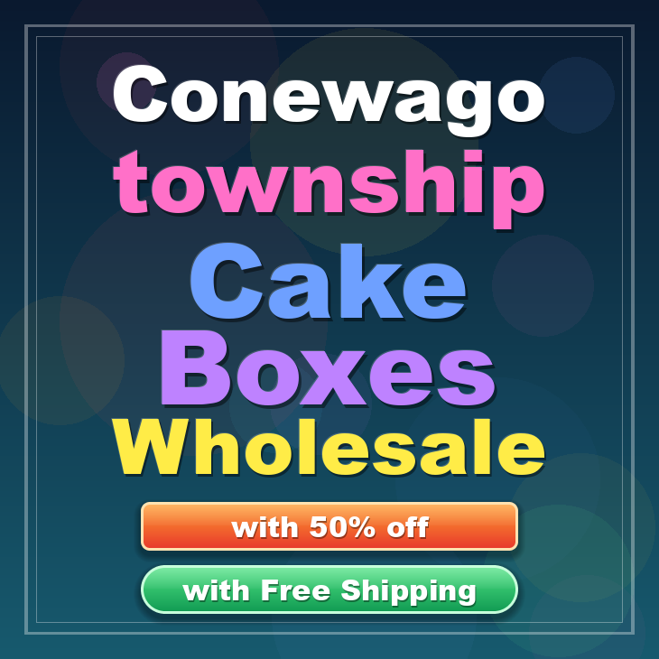 Conewago Township cake boxes