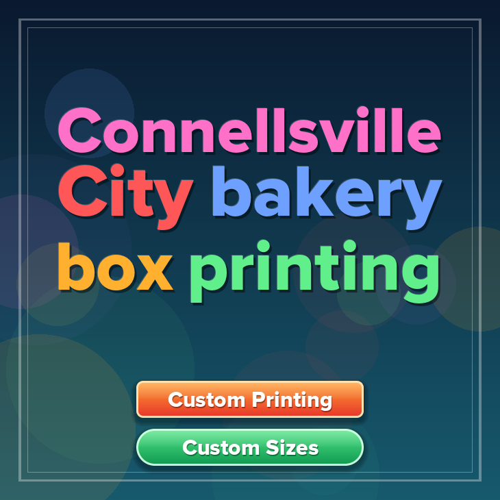 Connellsville City bakery box printing
