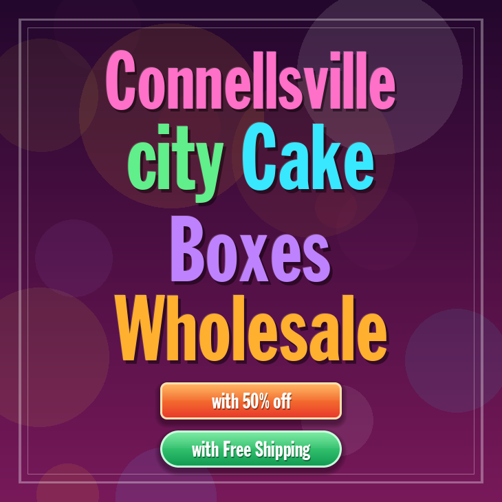 Connellsville City cake boxes