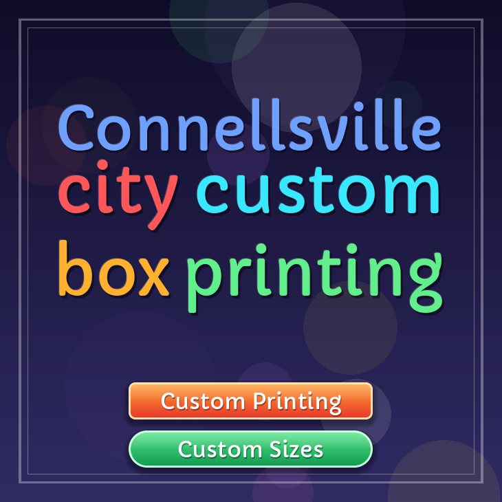 Connellsville city custom box printing