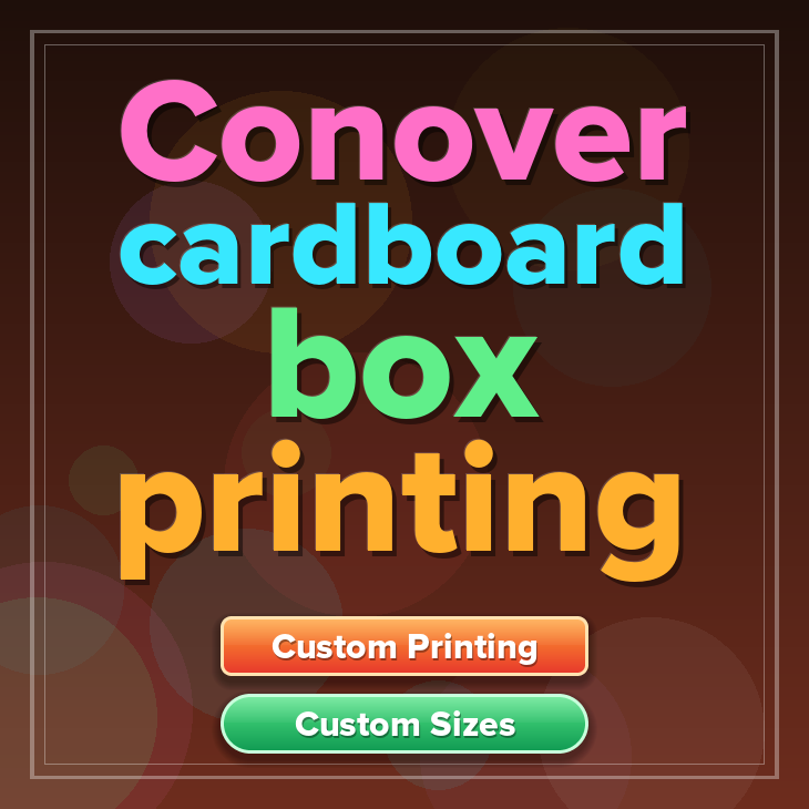 Conover cardboard box printing